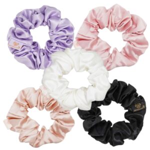 Crystallove Silk Scrunchie - 5 types