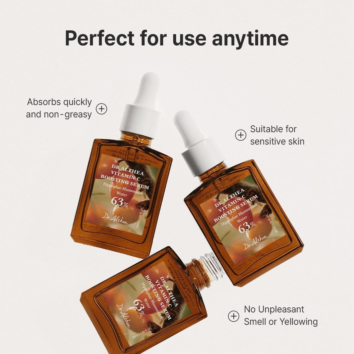 Licht en snel absorberend Dr. Althea Vitamin C Boosting Serum.
