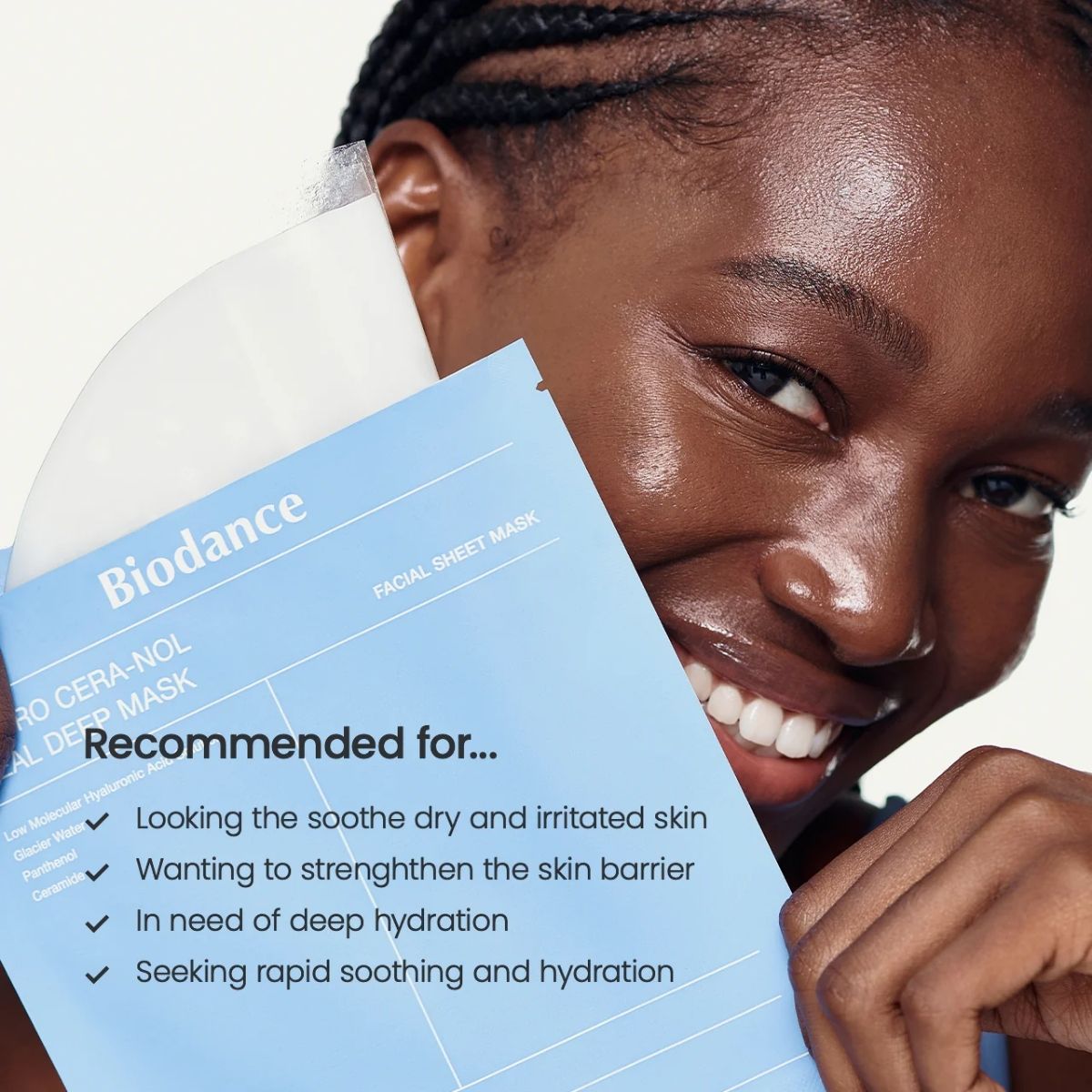 Biodance Hydro Cera-nol Real Deep Mask aanbevolen voor de gevoelige huid