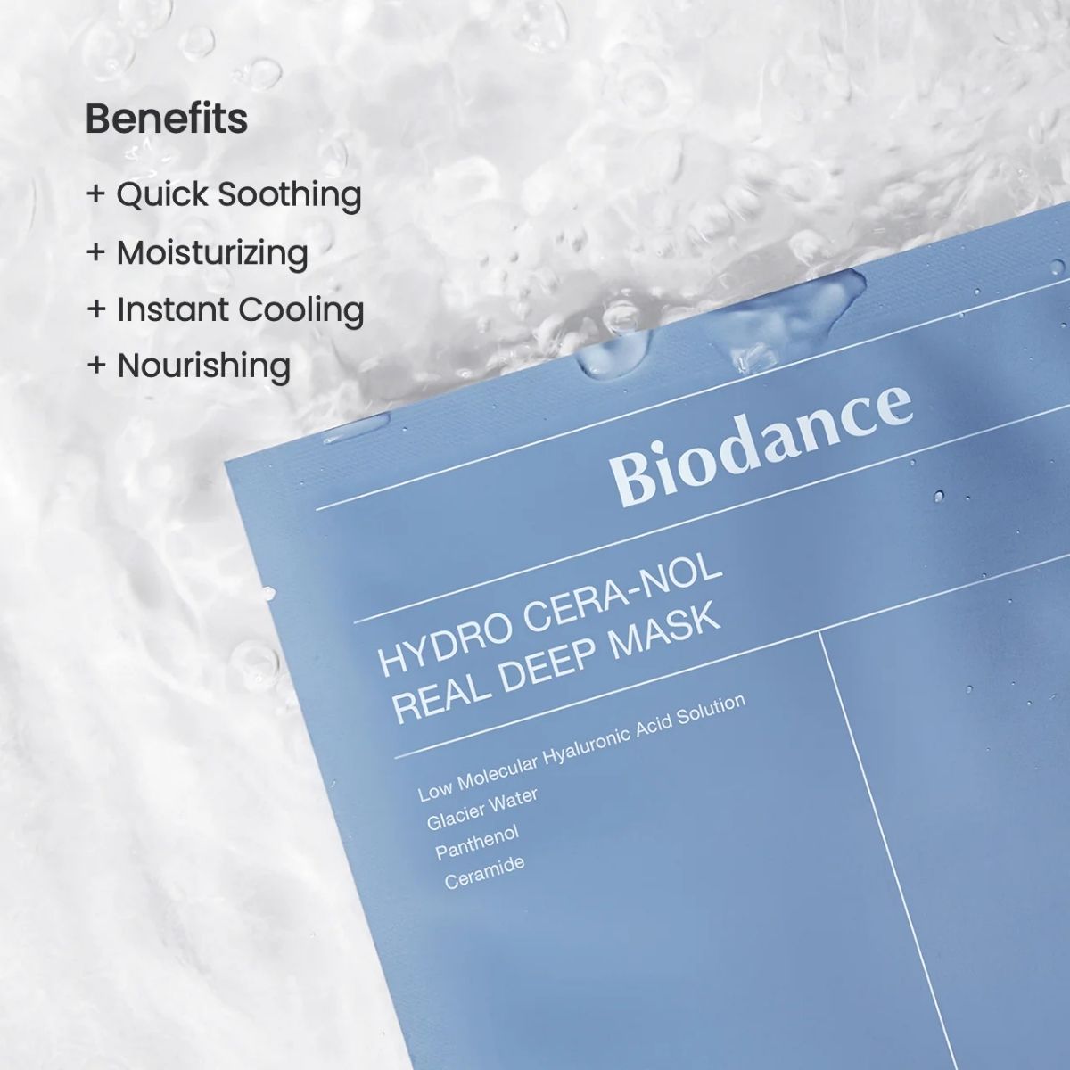 Voordelen van het Biodance Hydro Cera-nol Real Deep Mask