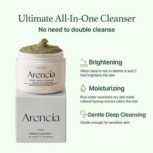 Arencia Fresh Green Rice Mochi Cleanser Benefits