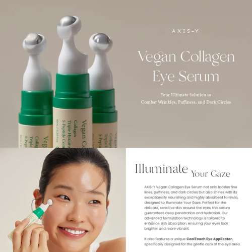 AXIS-Y Vegan Collagen Eye Serum Sfeerfoto
