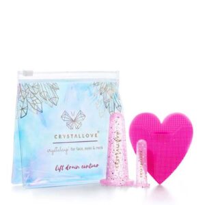 CRYSTALLOVE – Face Cupping Set roze