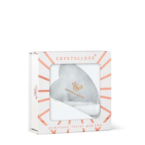 CRYSTALLOVE Gua Sha Clear Quartz Verpakking