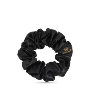 CRYSTALLOVE – Silk Scrunchie Black