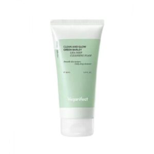 VEGANIFECT – Clean and Glow Green Barley Cleansing Foam 165 ml