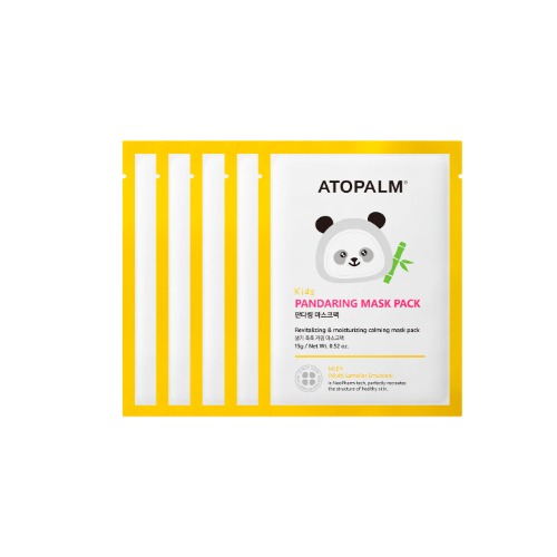 ATOPALM Kids Pandaring Mask Pack Vooraanzicht 5 stuks