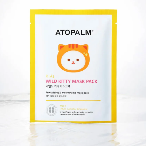 ATOPALM Kids Wild Kitty Mask Pack Sfeerfoto 1