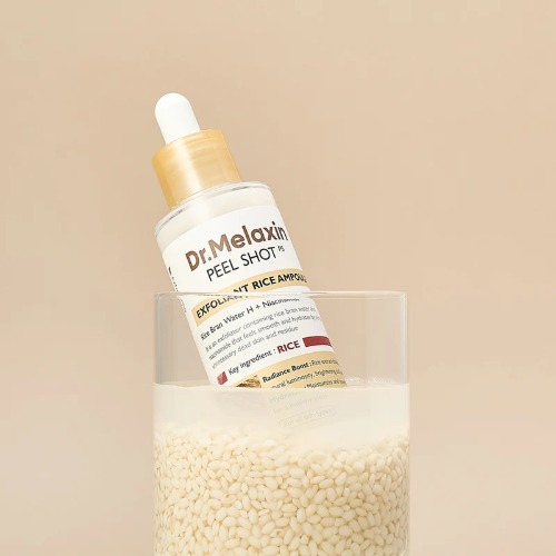 Dr. Melaxin Peel Shot Exfoliant White Rice Ampoule Sfeerfoto 4