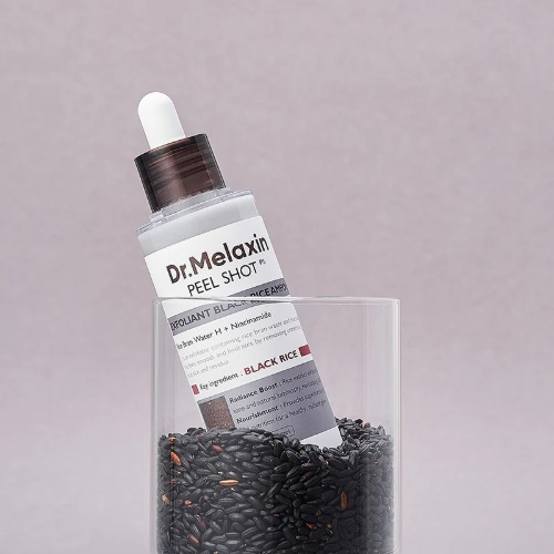 Dr.Melaxin Peel Shot Exfoliant Black Rice Ampoule Sfeerfoto 1