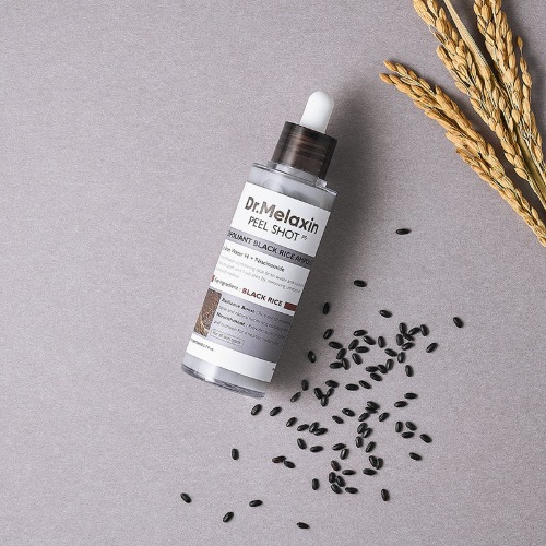 Dr.Melaxin Peel Shot Exfoliant Black Rice Ampoule Sfeerfoto 3