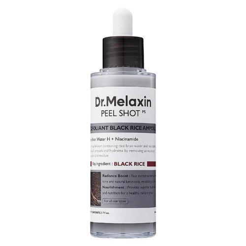 Dr.Melaxin Peel Shot Exfoliant Black Rice Ampoule Vooraanzicht