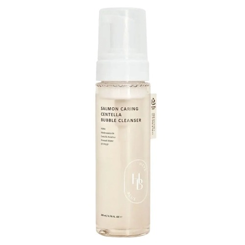 HEVEBLUE Salmon Caring Centella Bubble Cleanser Vooraanzicht