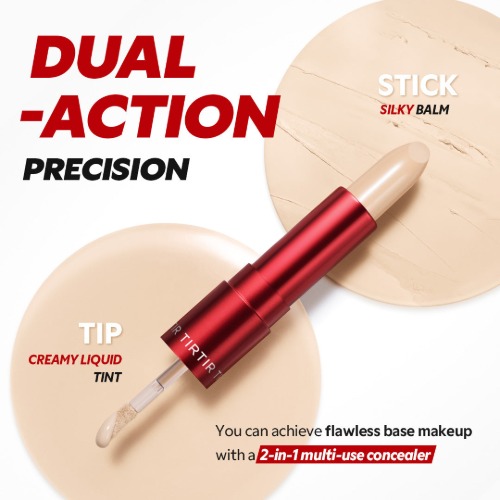 TIRTIR Glide & Hide Blurring Concealer Dual action