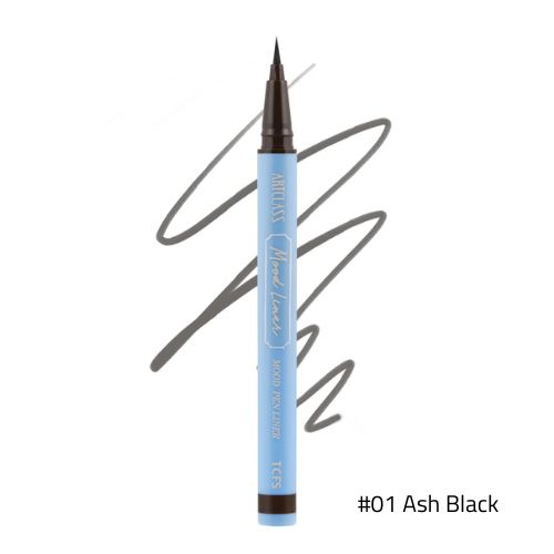 TOO COOL FOR SCHOOL Artclass Mood Pen Liner-Ash black