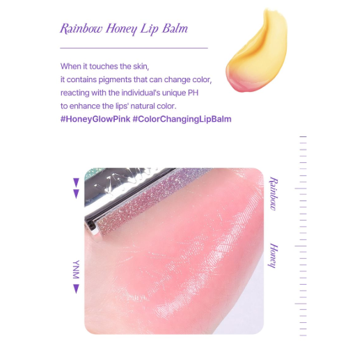 YNM Rainbow Honey Lip Balm Resultaat