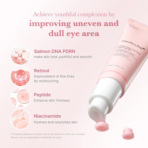 MEDICUBE PDRN Pink Peptide Eye Cream-Ingredienten