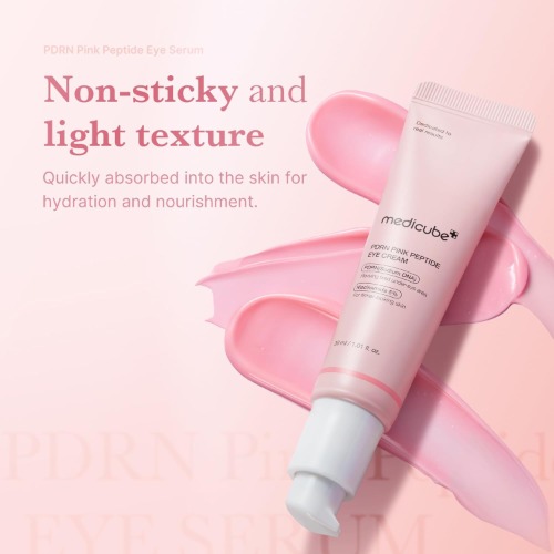MEDICUBE PDRN Pink Peptide Eye Cream-Textuur 2