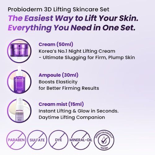 BIOHEAL BOH Probioderm 3D Lifting Skincare Set-Inhoud 3