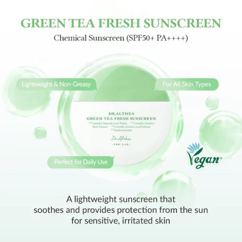 Dr Althea Green Tea Fresh Sunscreen-Voordelen