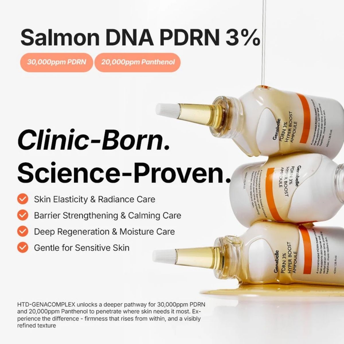 Genabelle PDRN 3% Hyper Boost Ampoule-PDRN
