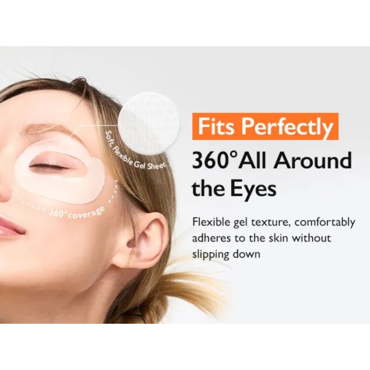 Genabelle PDRN 360° Rejuvenating Eye Mask-plaatsing