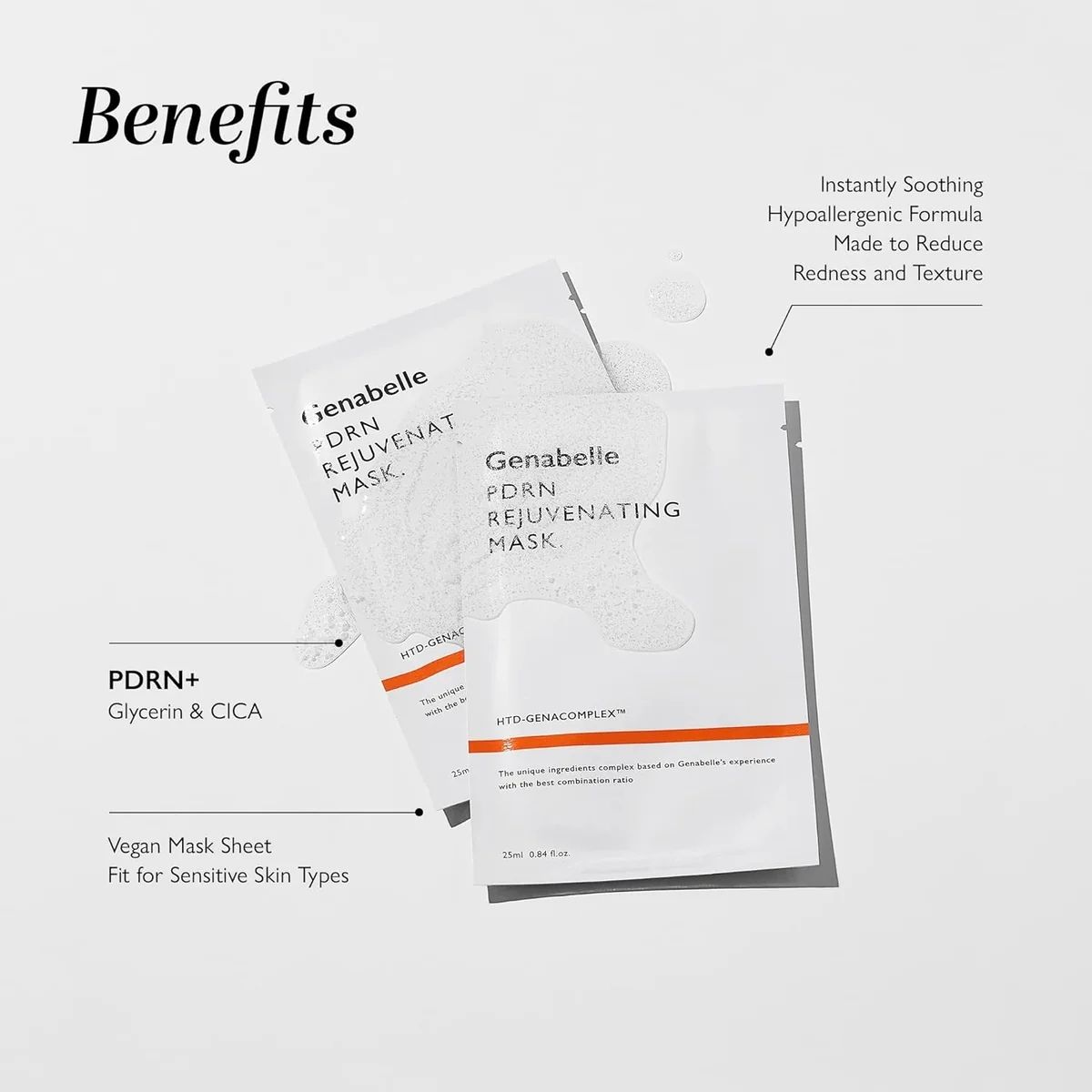 Genabelle PDRN Rejuvenating Mask.-Voordelen 2