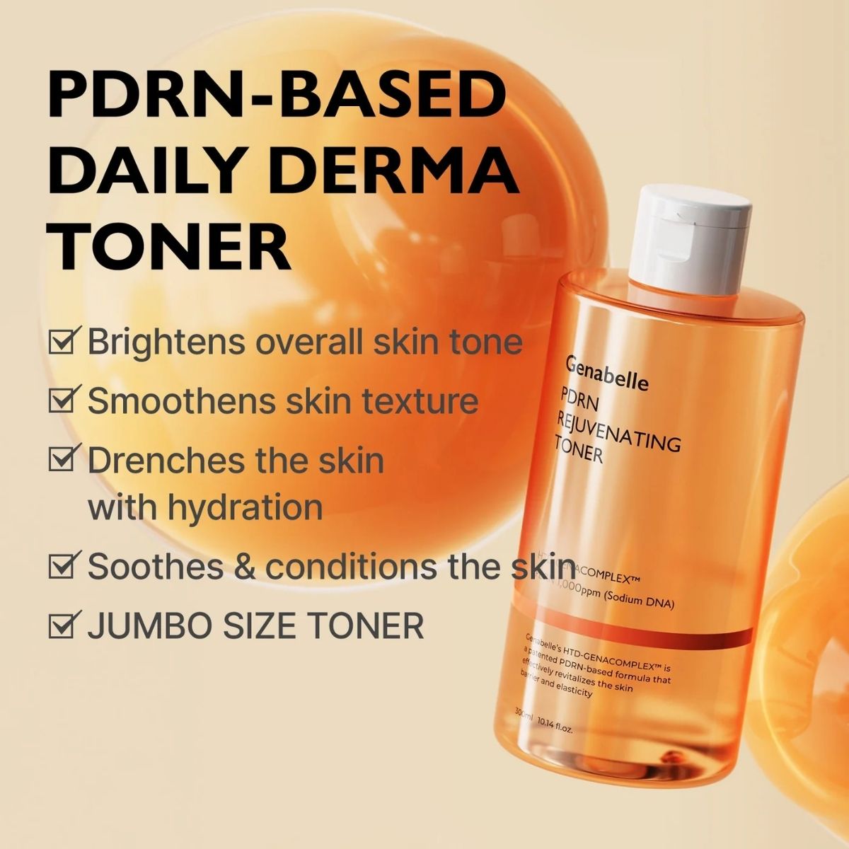 Genabelle PDRN Rejuvenating Toner-Voordelen