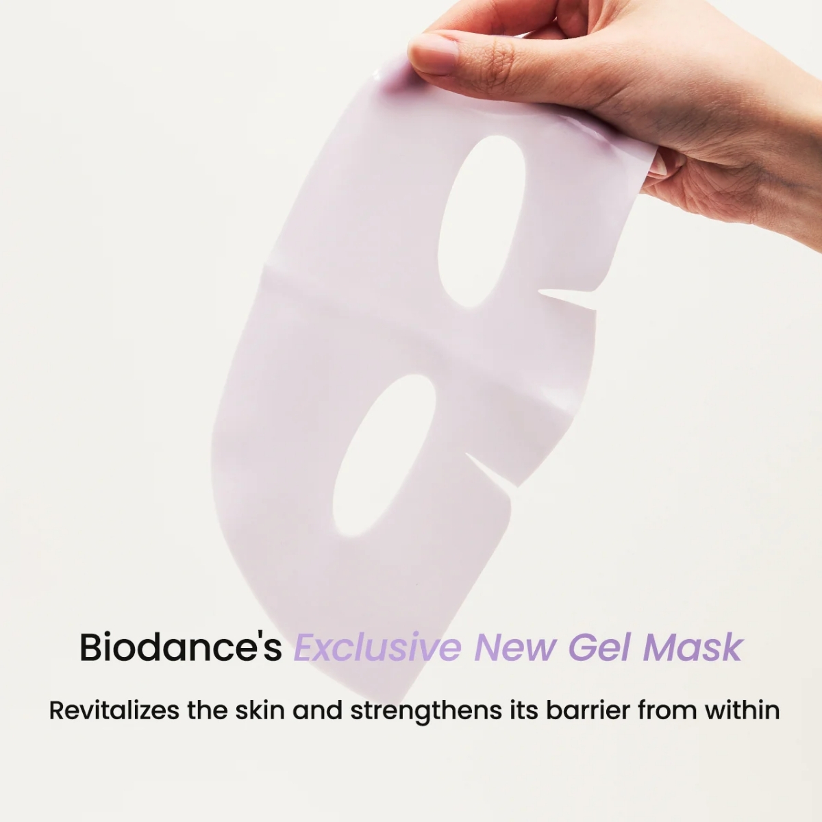 Hydrogel sheetmasker van de Biodance Rejuvenating Caviar PDRN Real Deep Mask.