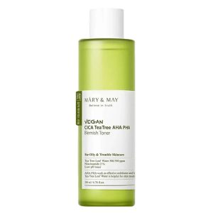Mary & May Vegan Cica Tea Tree AHA PHA Blemish Toner packshot