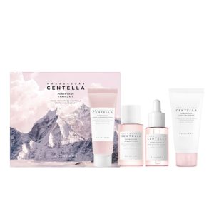 SKIN1004 Madagascar Centella Poremizing Travel Kit met 4 mini skincare producten voor poriën en overtollig talg