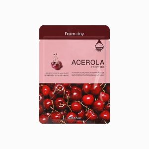 Farmstay Visible Difference Mask Sheet Acerola gezichtsmasker.
