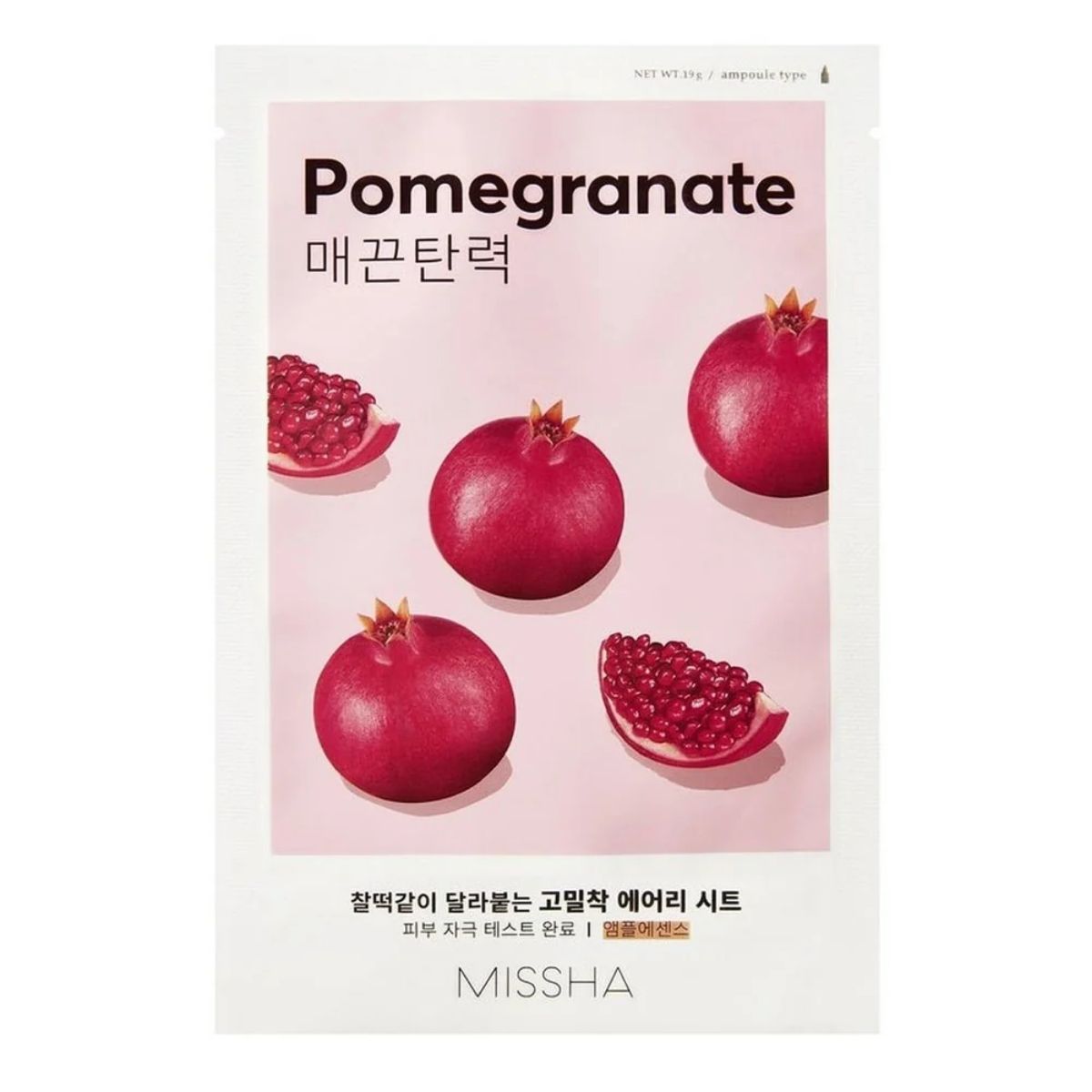 MISSHA Airy Fit Sheet Mask Pomegranate met granaatappel.