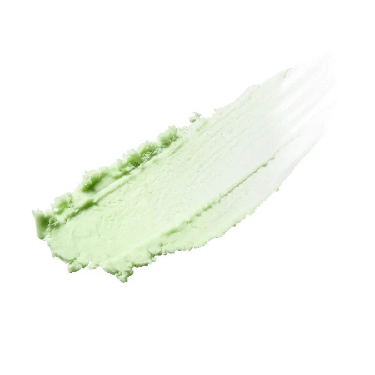 Close-up van de lichtgroene textuur van de TOCOBO Cica Cooling Sun Stick.